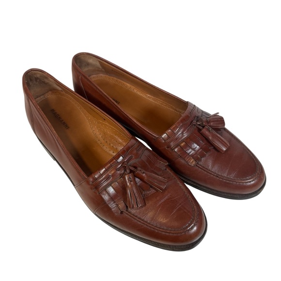 Magnanni Men\'s Brown Leather
Tassel Loafers Size 11 Nice Condition main image 7